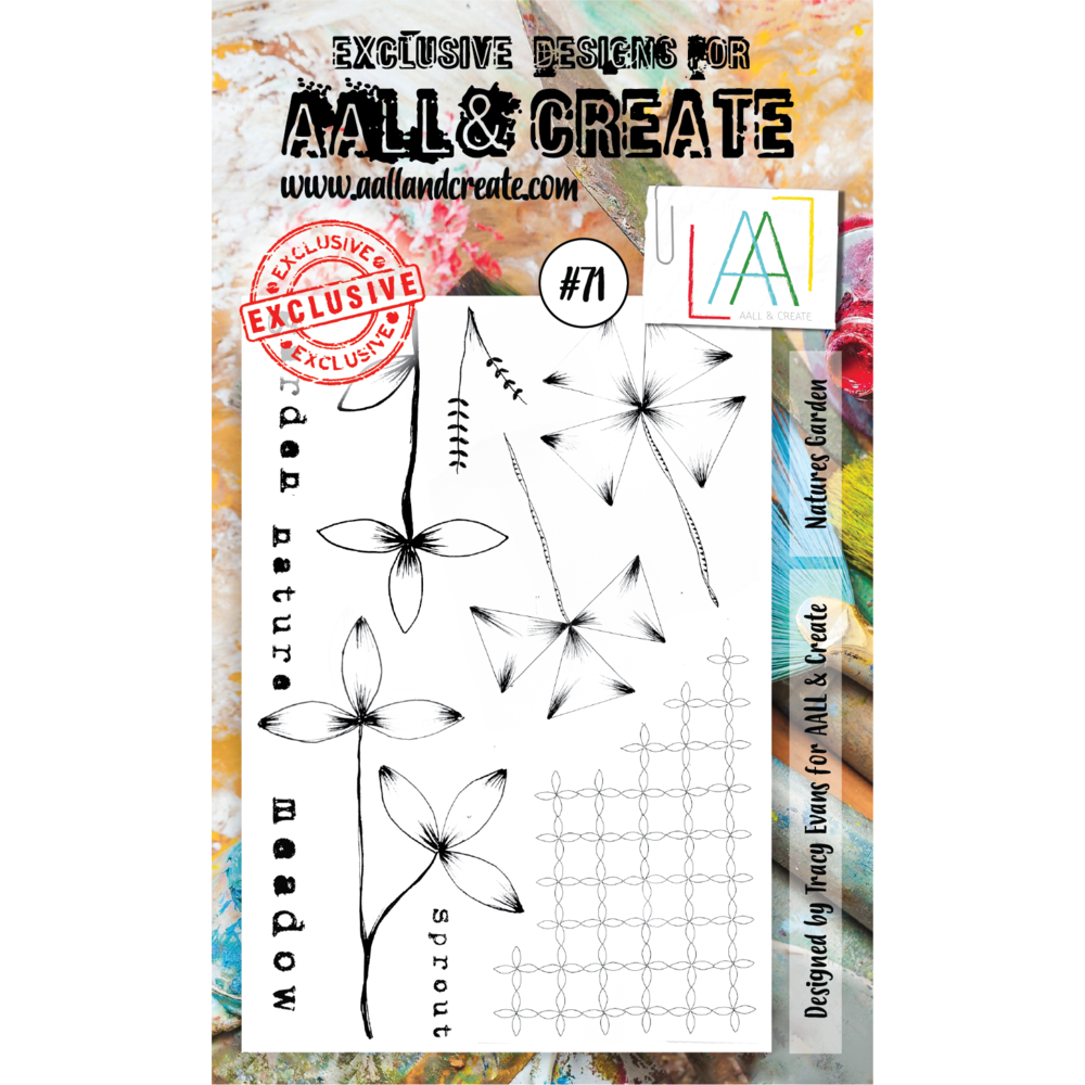 Stamp Set A6 Natures Garden (AALLTP071) Craftlines B.V.