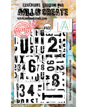 Aall and Create Stamp Set A6 Numerator (AALL-TP-400) (DISCONTINUED)