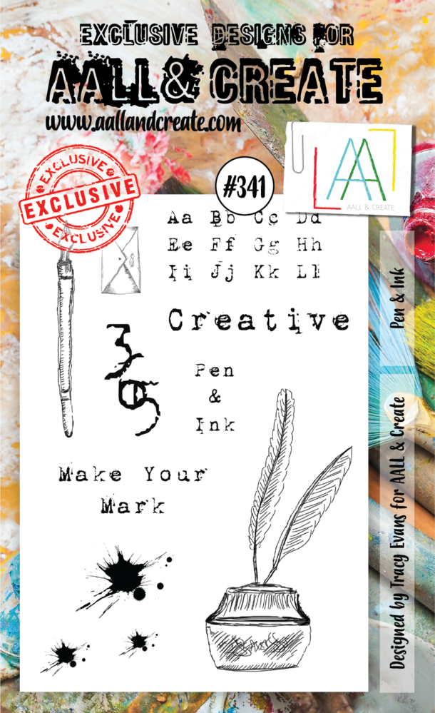 Aall and Create Stamp Set A6 Pen & Ink (AALL-TP-341) (OUTLET) Aall and Create Stamp Set A6 Pen & Ink (AALL-TP-341) (OUTLET)