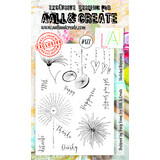 Aall and Create Stamp Set A6 Sketched Happiness (AALL-TP-177) (DISCONTINUED)