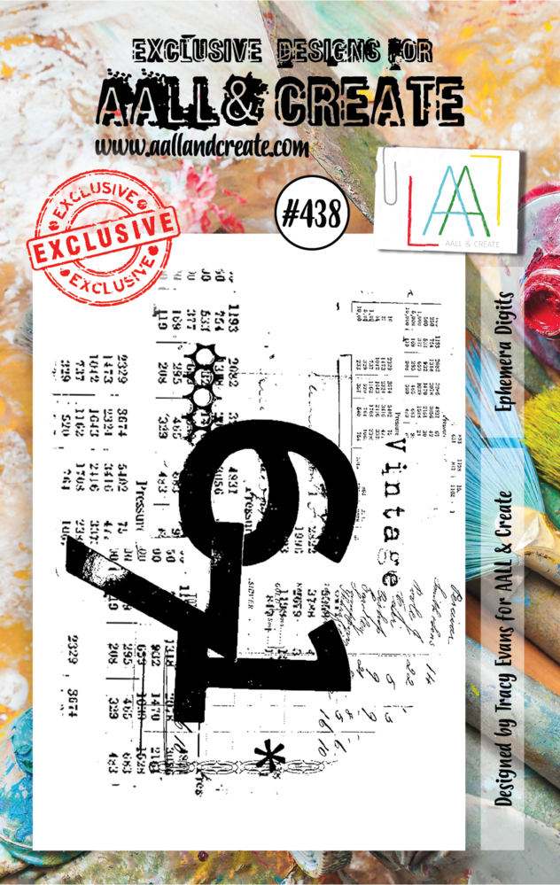Aall and Create Stamp Set A7 Ephemera Digits (AALL-TP-438) (DISCONTINUED) Aall and Create Stamp Set A7 Ephemera Digits (AALL-TP-438) (DISCONTINUED)