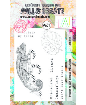 Aall and Create Stamp Set A7 Chameleon (AALL-TP-651) (DISCONTINUED) Aall and Create Stamp Set A7 Chameleon (AALL-TP-651) (DISCONTINUED)