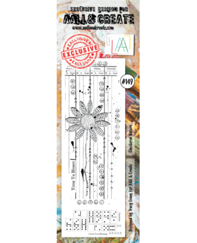 Aall and Create Stamp Set Border Checkered Nature (AALL-TP-149) (DISCONTINUED)