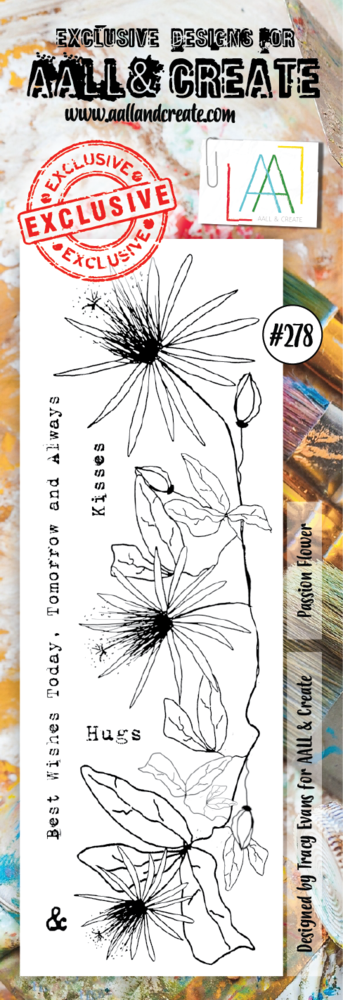 Aall and Create Stamp Set Border Passion Flower (AALL-TP-278) (DISCONTINUED) Aall and Create Stamp Set Border Passion Flower (AALL-TP-278) (DISCONTINUED)