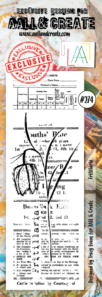 Aall and Create Stamp Set Border Fritillaria (AALL-TP-274) (DISCONTINUED) Aall and Create Stamp Set Border Fritillaria (AALL-TP-274) (DISCONTINUED)