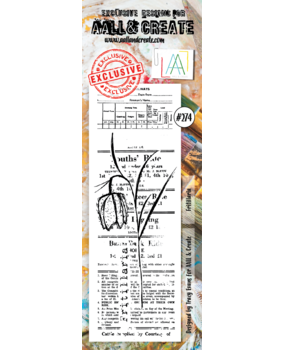 Aall and Create Stamp Set Border Fritillaria (AALL-TP-274) (DISCONTINUED)