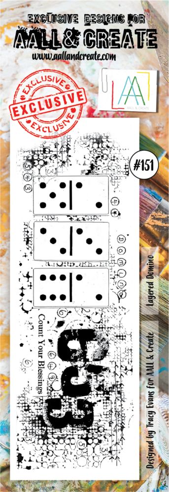 Aall and Create Stamp Set Border Layered Domino (AALL-TP-151) (DISCONTINUED) Aall and Create Stamp Set Border Layered Domino (AALL-TP-151) (DISCONTINUED)