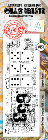 Aall and Create Stamp Set Border Layered Domino (AALL-TP-151) (DISCONTINUED) Aall and Create Stamp Set Border Layered Domino (AALL-TP-151) (DISCONTINUED)
