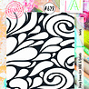 Aall and Create Stamp Set A7 Swirls (AALL-TP-629) (OUTLET)