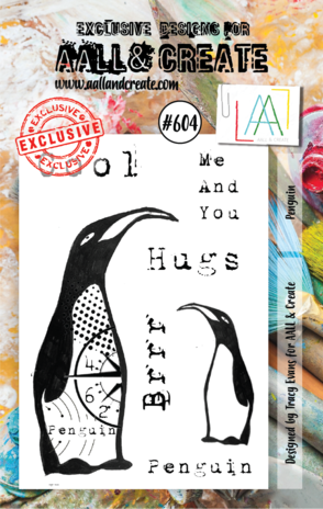Aall and Create Stamp Set A7 Penguin (AALL-TP-604) (OUTLET) Aall and Create Stamp Set A7 Penguin (AALL-TP-604) (OUTLET)