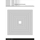 Simple and Basic Single Pierced Square Cutting Dies (SBD217) (DISCONTINUED)