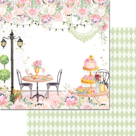 Memory Place Kawaii Paper Goods Let's Brunch 12x12 Inch Paper Pack (MP-60871) (OUTLET)