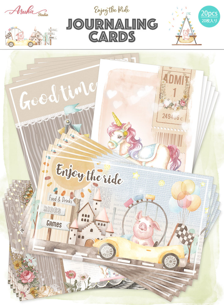 Memory Place Enjoy The Ride Journaling Cards (MP-60888) (OUTLET)