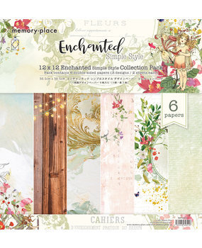 Memory Place Enchanted Simple Style 12x12 Inch Paper Pack (MP-60821) (OUTLET)