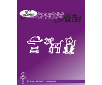 By Lene Matchstick Animals Cutting & Embossing Dies (BLD1447)