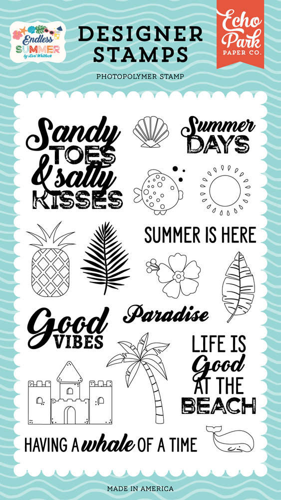 Echo Park Sandy Toes Clear Stamps (ES274043) (DISCONTINUED) Echo Park Sandy Toes Clear Stamps (ES274043) (DISCONTINUED)