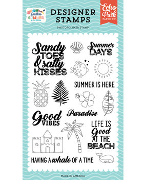 Echo Park Sandy Toes Clear Stamps (ES274043) (DISCONTINUED)