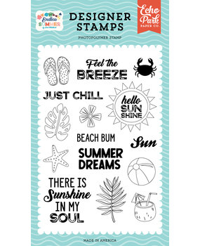 Echo Park Feel The Breeze Clear Stamps (ES274044) (OUTLET)