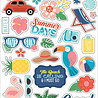 Echo Park Endless Summer Puffy Stickers (ES274066) (DISCONTINUED)
