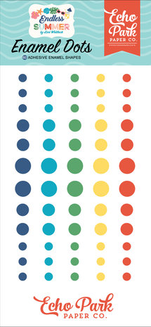 Echo Park Endless Summer Enamel Dots (ES274028) (DISCONTINUED)