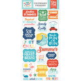 Echo Park Endless Summer Chipboard Phrases (ES274022) (DISCONTINUED)