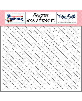 Echo Park Summer Rays Stencil (MYS273033) (DISCONTINUED)