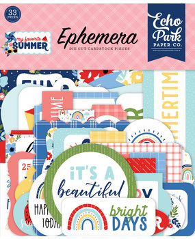 Echo Park My Favorite Summer Ephemera (MYS273024) (OUTLET)