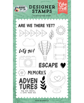 Echo Park Let's Go Clear Stamps (AWG270045) (OUTLET)