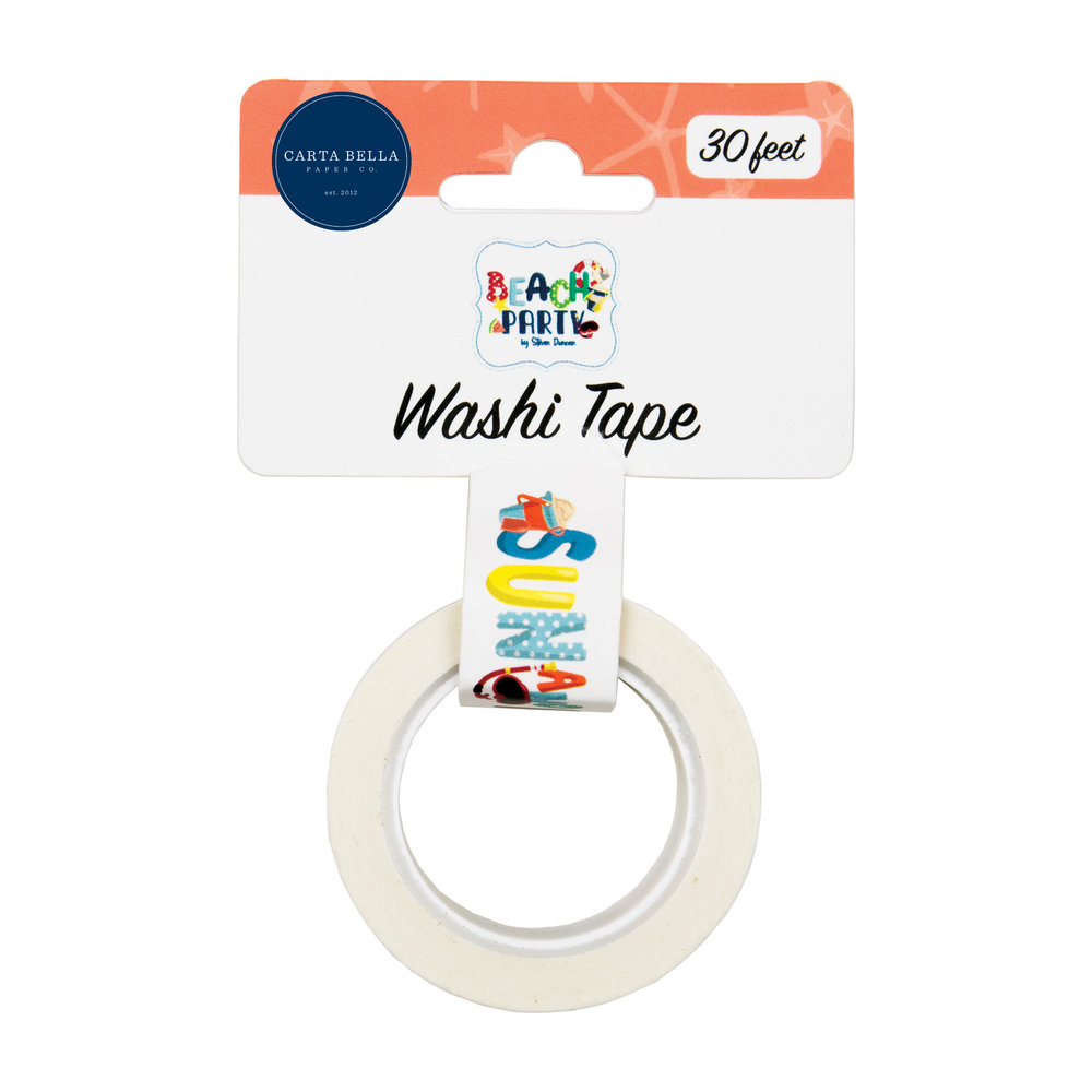 Carta Bella Washi Tape Sun And Fun (CBBE149026) (DISCONTINUED)