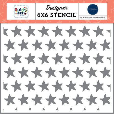 Carta Bella Summer Loving Starfish Stencil (CBBE149034) (OUTLET) Carta Bella Summer Loving Starfish Stencil (CBBE149034) (OUTLET)