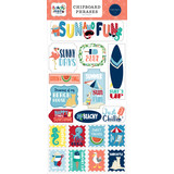 Carta Bella Beach Party Chipboard Phrases (CBBE149022) (OUTLET)