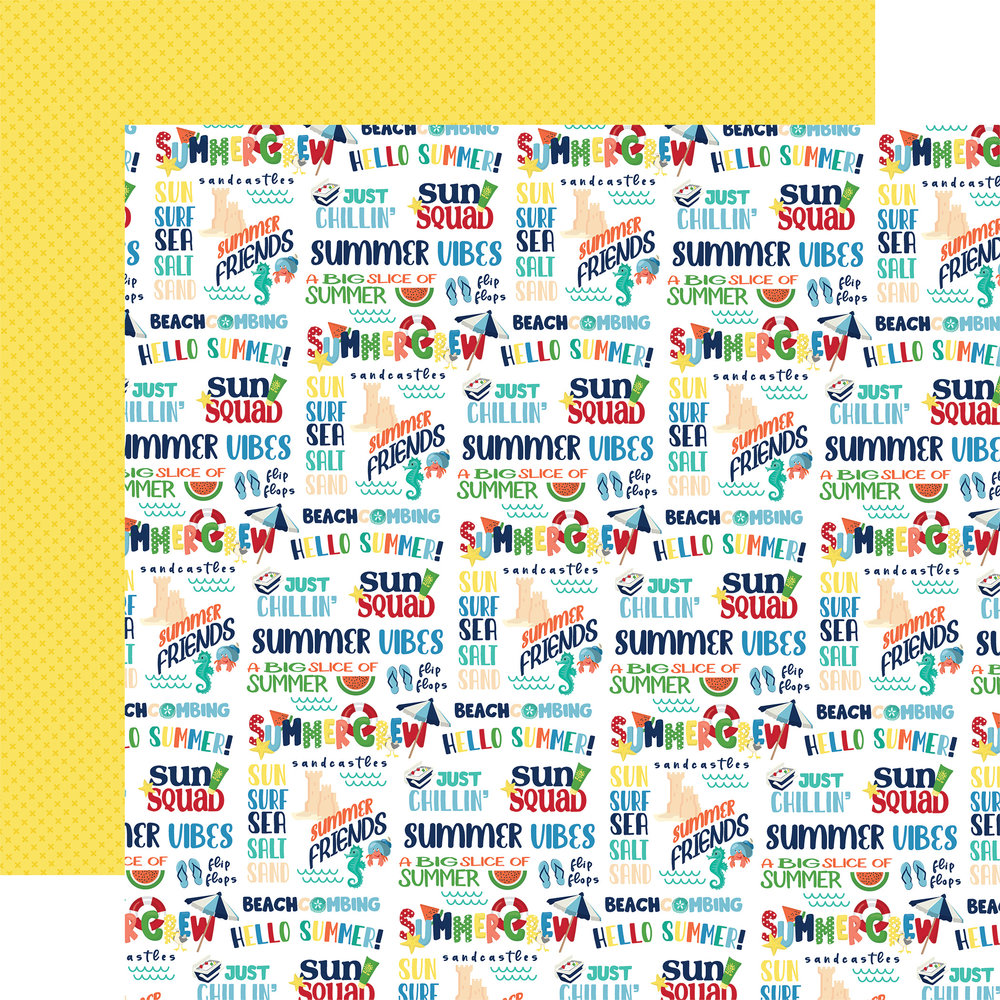Carta Bella Beach Party 6x6 Inch Paper Pad (CBBE149023) (DISCONTINUED)