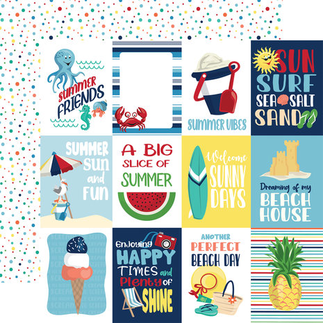 Carta Bella Beach Party 12x12 Inch Collection Kit (CBBE149016) (OUTLET)