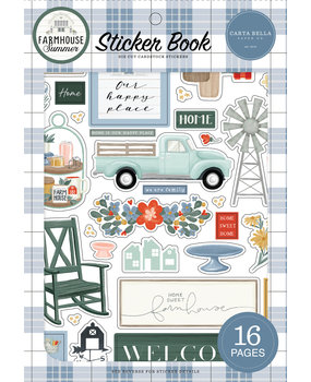 Carta Bella Farmhouse Summer Sticker Book (CBFAS150029) (OUTLET)
