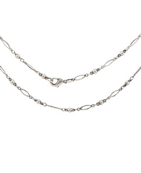 Idea-ology Tim Holtz Assemblage Chain 18 Inch Delicate Silver Orb Ellipse (THA20086) (DISCONTINUED)