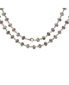 Idea-ology Tim Holtz Assemblage Chain 18 Inch Beaded Onyx Iridescent (THA20091) (DISCONTINUED)