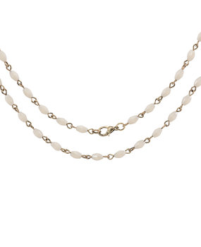 Idea-ology Tim Holtz Assemblage Chain 18 Inch Beaded Oblong White (THA20095) (DISCONTINUED)