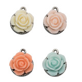 Idea-ology Tim Holtz Assemblage Charms Roses (8pcs) (THA20043) (DISCONTINUED)