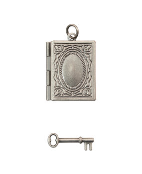 Idea-ology Tim Holtz Assemblage Locket Book and Key (2pcs) (THA20121) (DISCONTINUED) Idea-ology Tim Holtz Assemblage Locket Book and Key (2pcs) (THA20121) (DISCONTINUED)