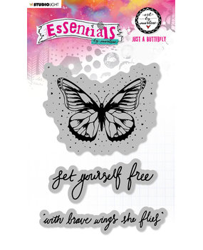 Art By Marlene Essentials Cling Stamps Just A Butterfly (ABM-ES-STAMP129) (OUTLET)