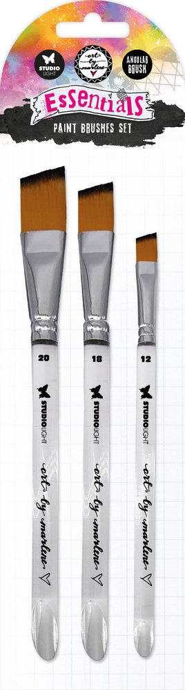 Art By Marlene Essentials Paint Brushes Set Angular (3pcs) (ABM-ES-BRUSH03) (BASIC) Art By Marlene Essentials Paint Brushes Set Angular (3pcs) (ABM-ES-BRUSH03) (BASIC)