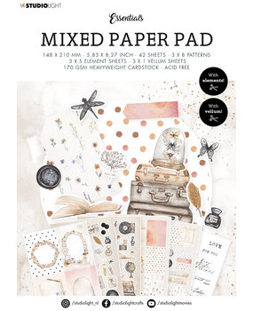 Studio Light Patterns Mixed Paper Pad (SL-ES-MPP12) (OUTLET) Studio Light Patterns Mixed Paper Pad (SL-ES-MPP12) (OUTLET)