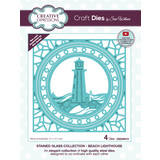 Creative Expressions Sue Wilson Craft Die Stained Glass Beach Lighthouse (CED24013) (OUTLET)