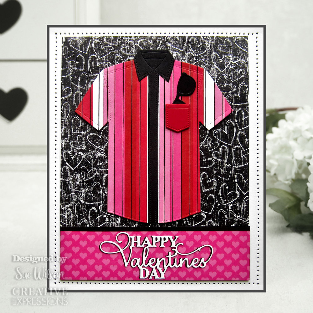 Creative Expressions Sue Wilson Craft Die Shaped Cards Hawaiian Shirt (CED2154) (OUTLET)