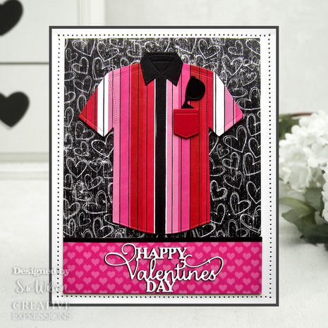 Creative Expressions Sue Wilson Craft Die Shaped Cards Hawaiian Shirt (CED2154) (OUTLET)