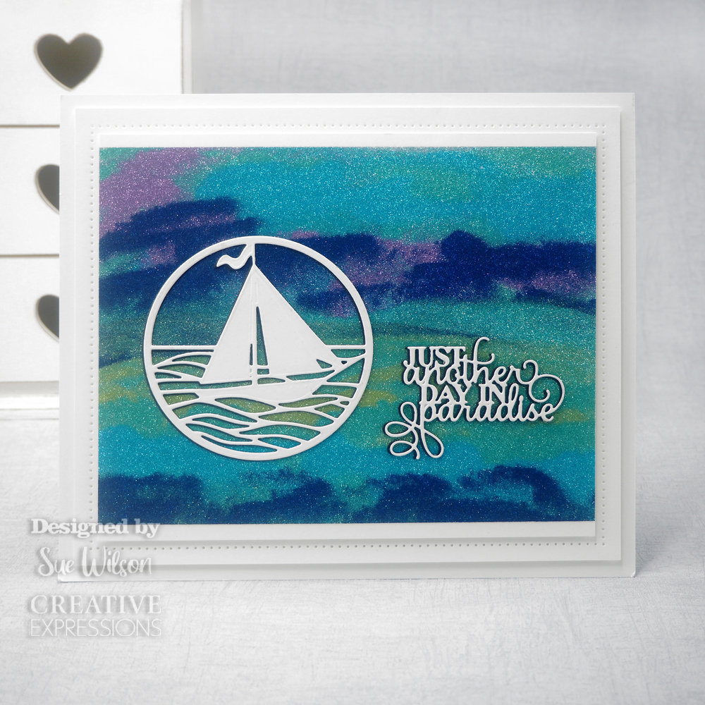 Creative Expressions Sue Wilson Craft Die Mini Expressions Just Another Day In Paradise (CEDME105) (OUTLET)