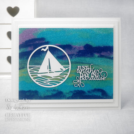 Creative Expressions Sue Wilson Craft Die Mini Expressions Just Another Day In Paradise (CEDME105) (OUTLET)