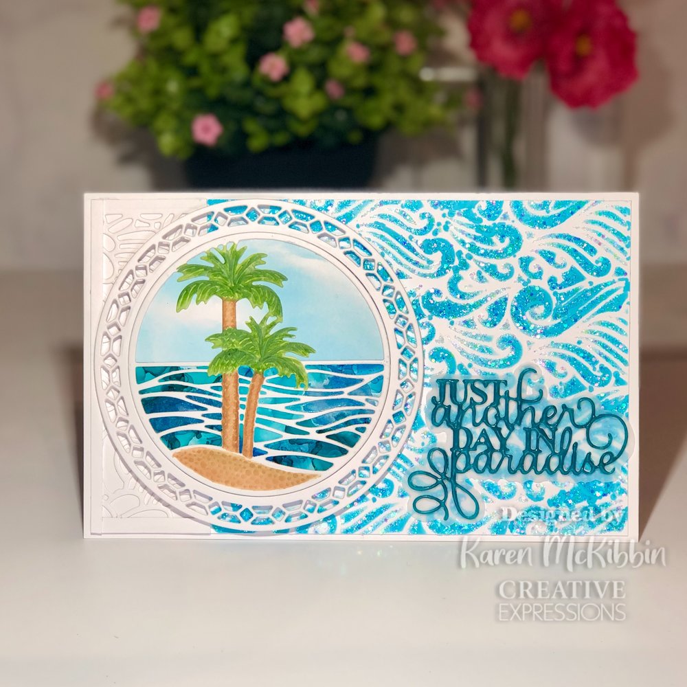 Creative Expressions Sue Wilson Craft Die Mini Expressions Just Another Day In Paradise (CEDME105) (OUTLET)