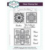 Creative Expressions Jamie Rodgers Clear Stamp A5 Squares Tea Bag Folding (CEC982) (OUTLET)