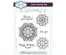 Creative Expressions Jamie Rodgers Clear Stamp A5 Pointy Petals Tea Bag Folding (CEC980)